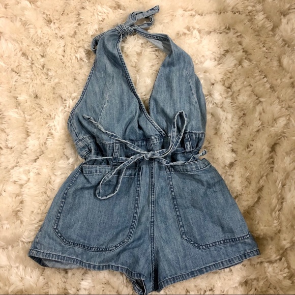 Free People Pants - Free people “denim” romper